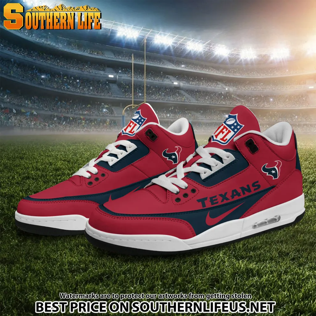 Houston Texans Jd3 New Sport Football Sneakers