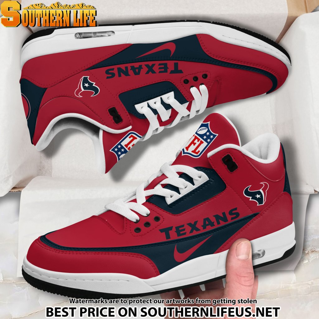 Houston Texans Jd3 New Sport Football Sneakers