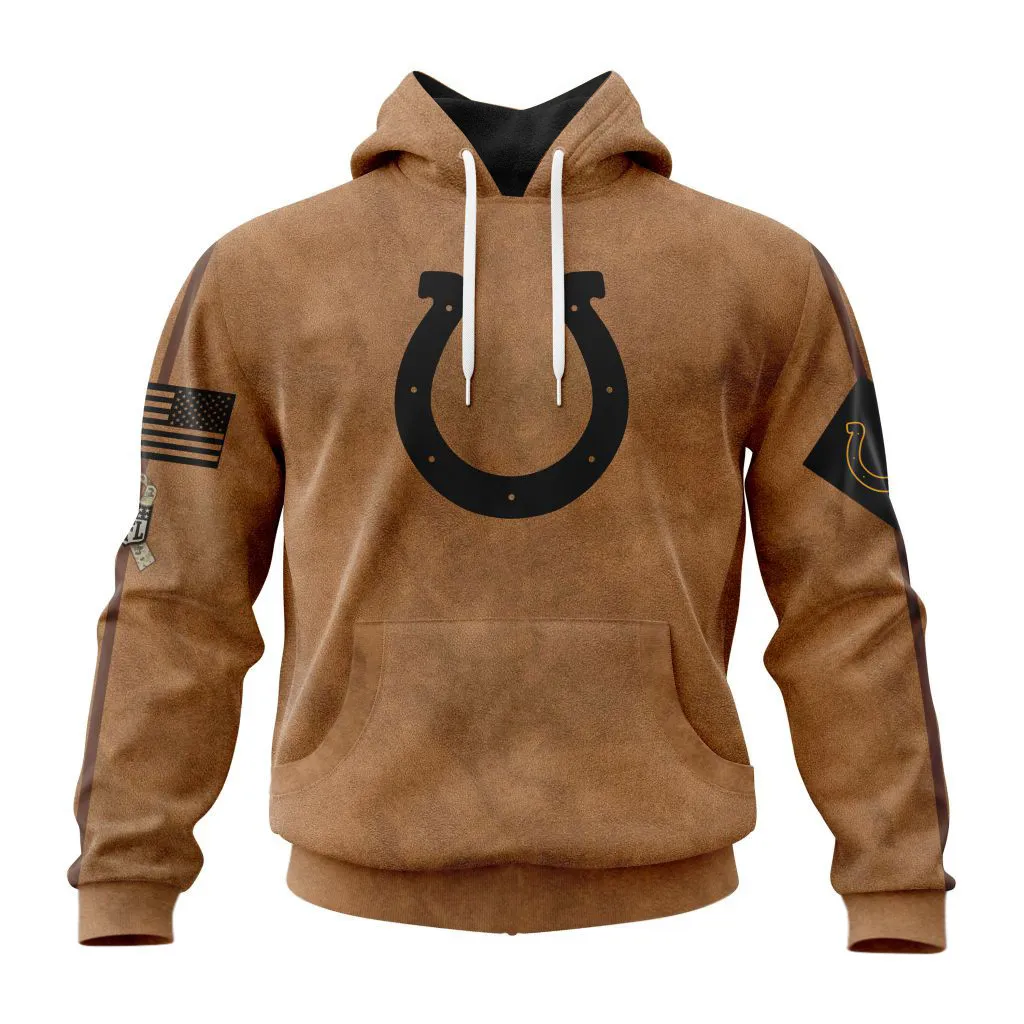 Indianapolis Colts Salute To Service Club Hoodie – Personalized Edition