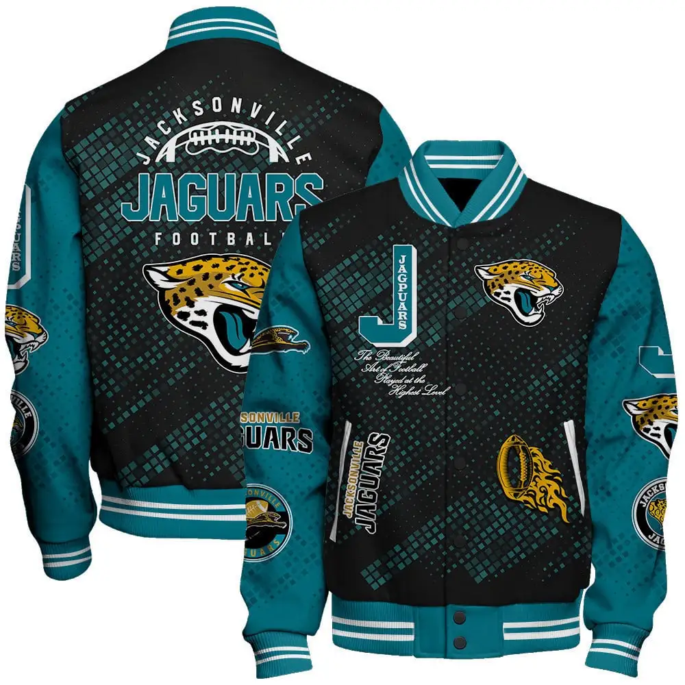 Jacksonville Jaguars Football Unisex Varsity Jacket