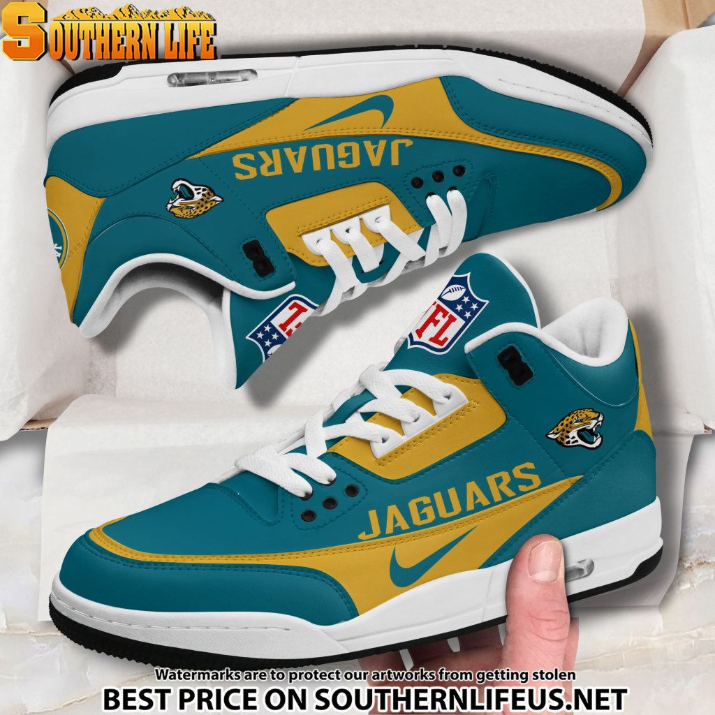 Jacksonville Jaguars Jd3 New Sport Football Sneakers