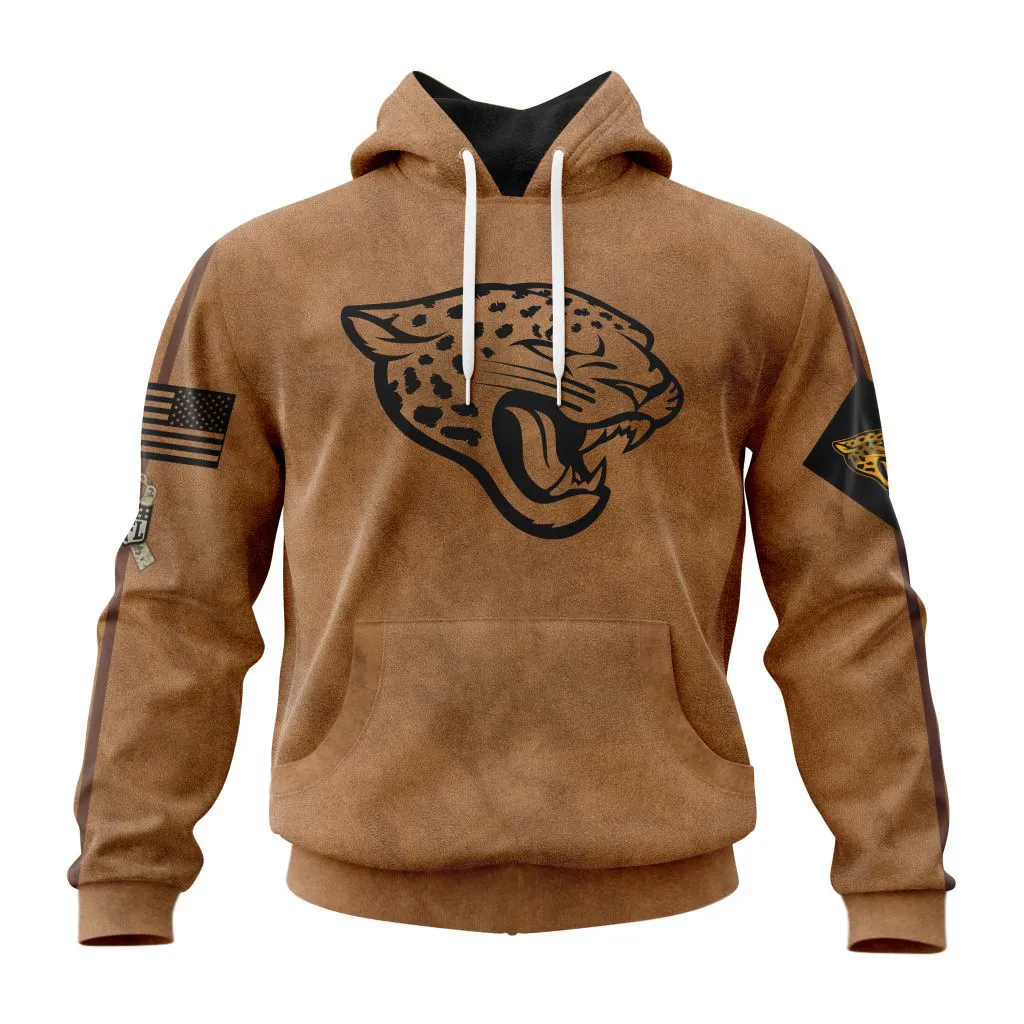 Jacksonville Jaguars Salute To Service Personalized Club Hoodie