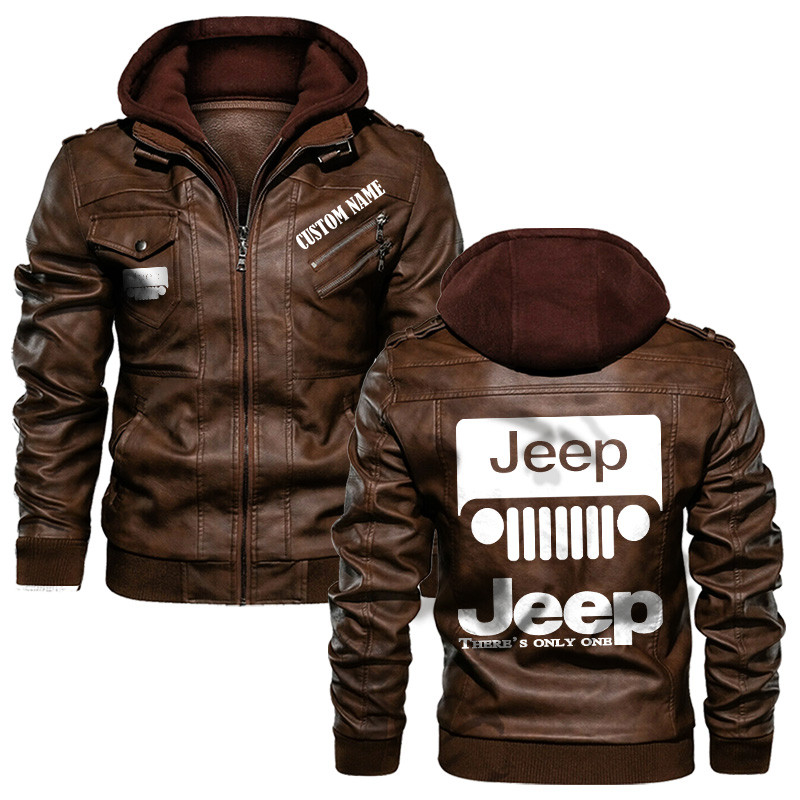 Jeep Winter Leather Jacket – Warm Outerwear For Cold Weather