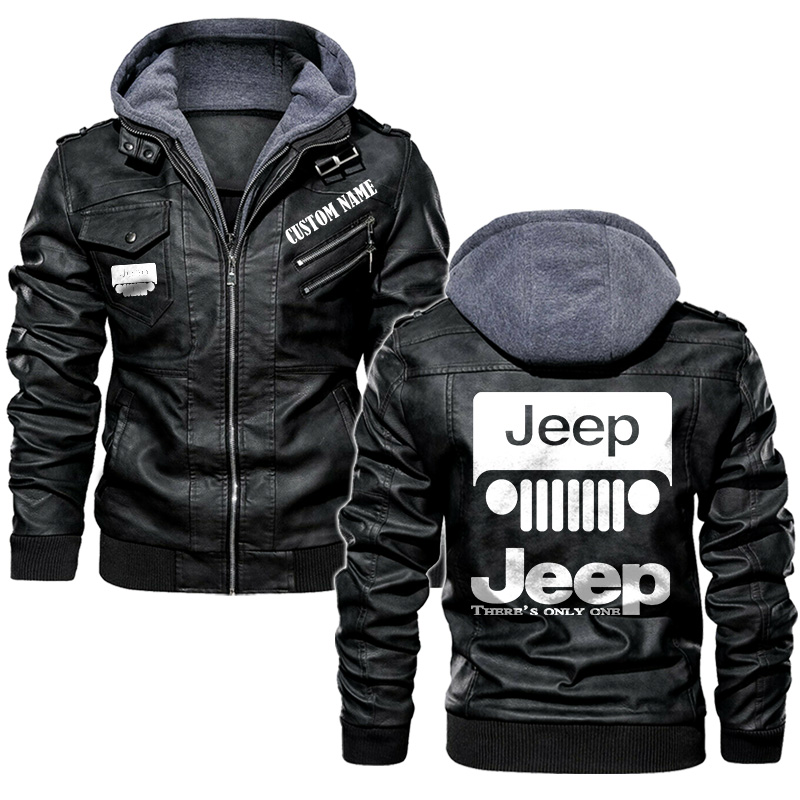 Jeep Winter Leather Jacket – Warm Outerwear For Cold Weather