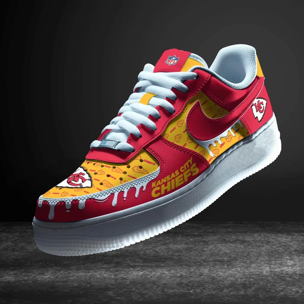 Kansas City Chiefs Custom Af1 Sneakers