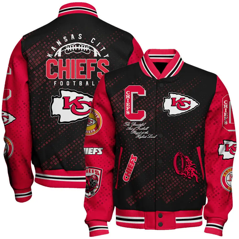 Kansas City Chiefs Football Unisex Varsity Jacket