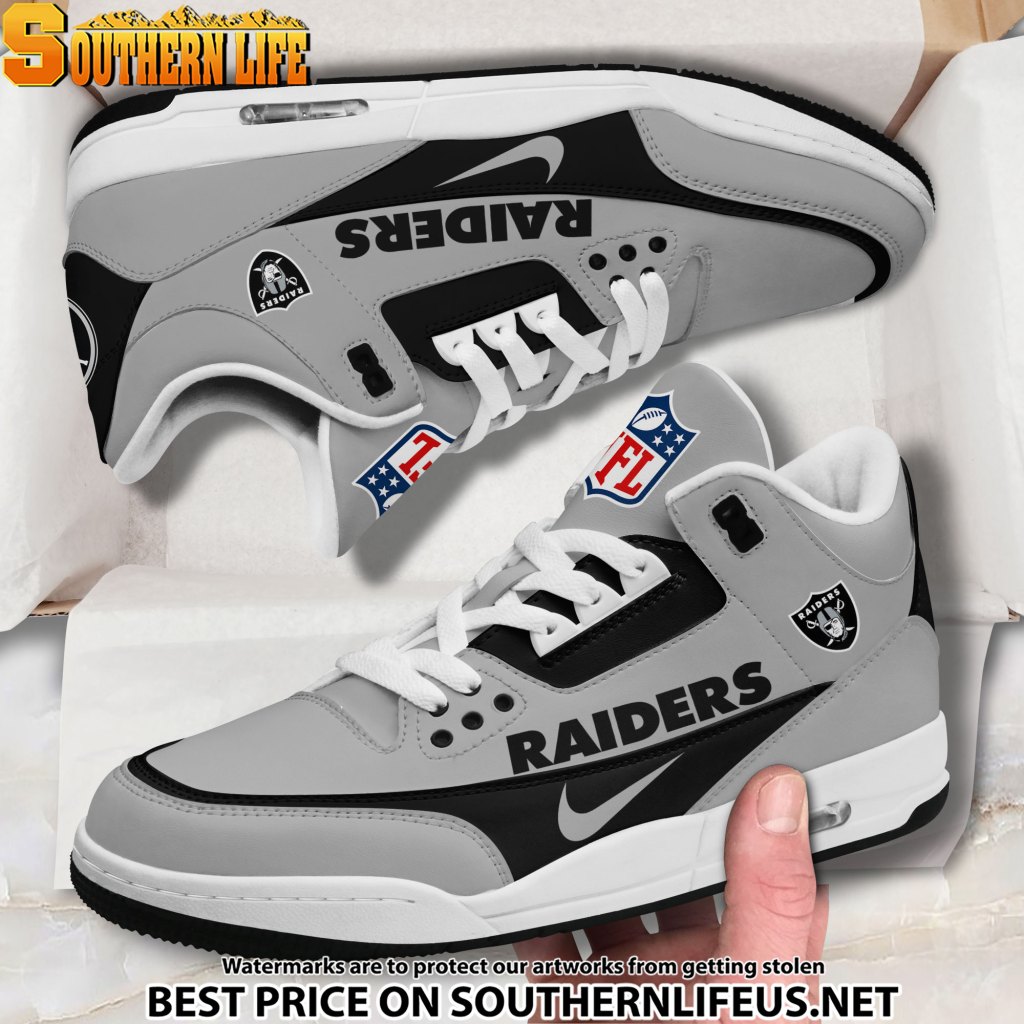 Las Vegas Raiders Jd3 New Sport Football Sneakers