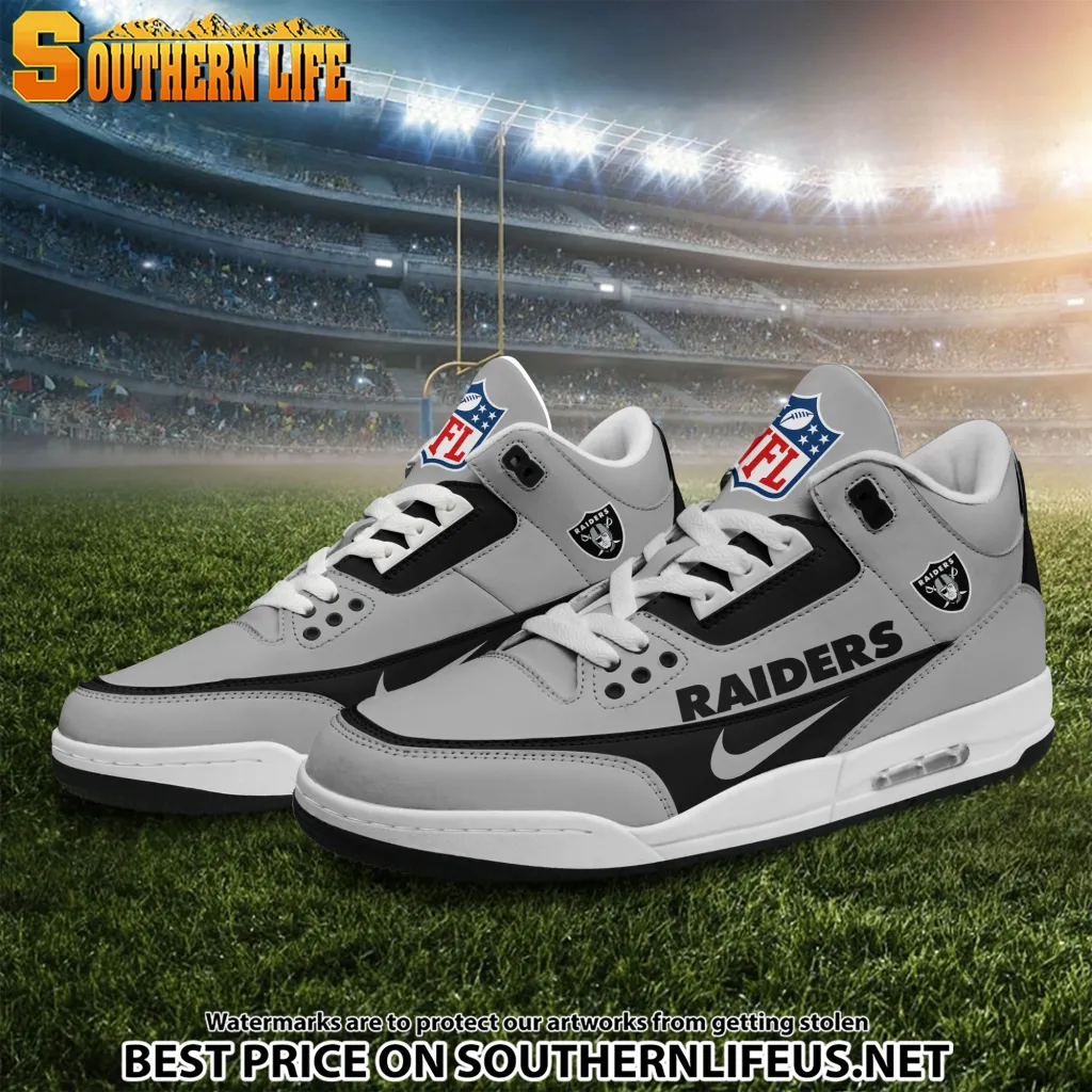 Las Vegas Raiders Jd3 New Sport Football Sneakers