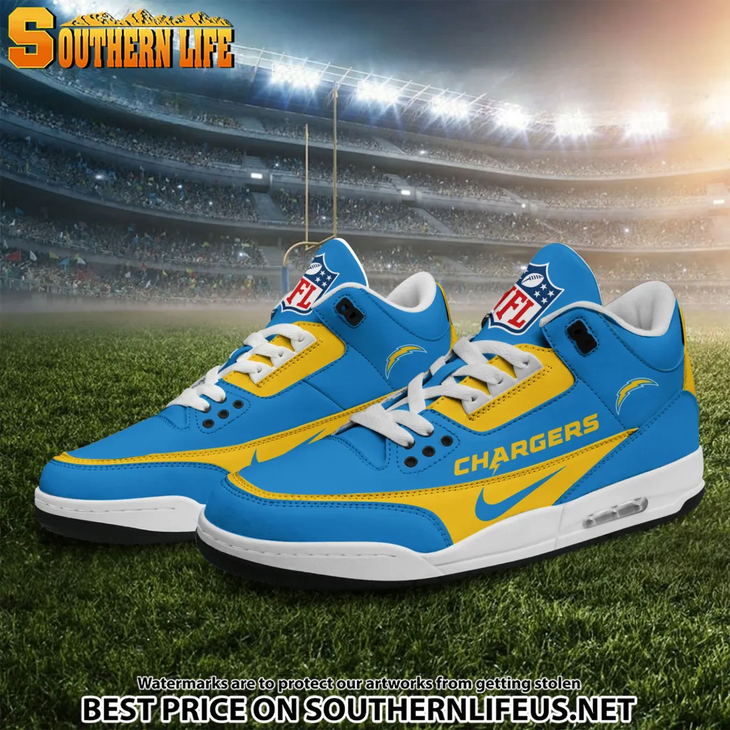 Los Angeles Chargers Jd3 Football Sneakers – New Sport Shoes For Fans