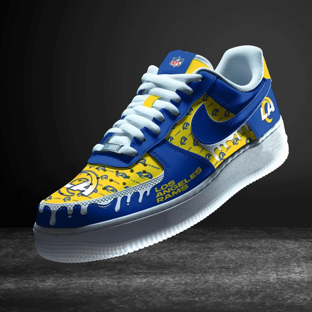 Los Angeles Rams Custom Af1 Sneakers