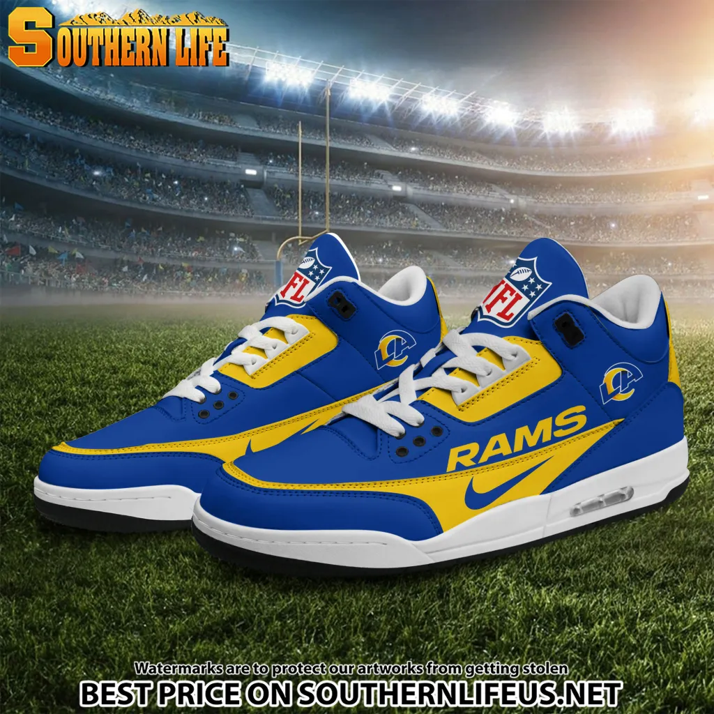 Los Angeles Rams Jd3 New Sport Football Sneakers