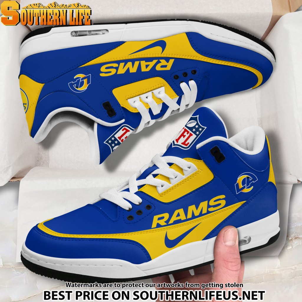 Los Angeles Rams Jd3 New Sport Football Sneakers