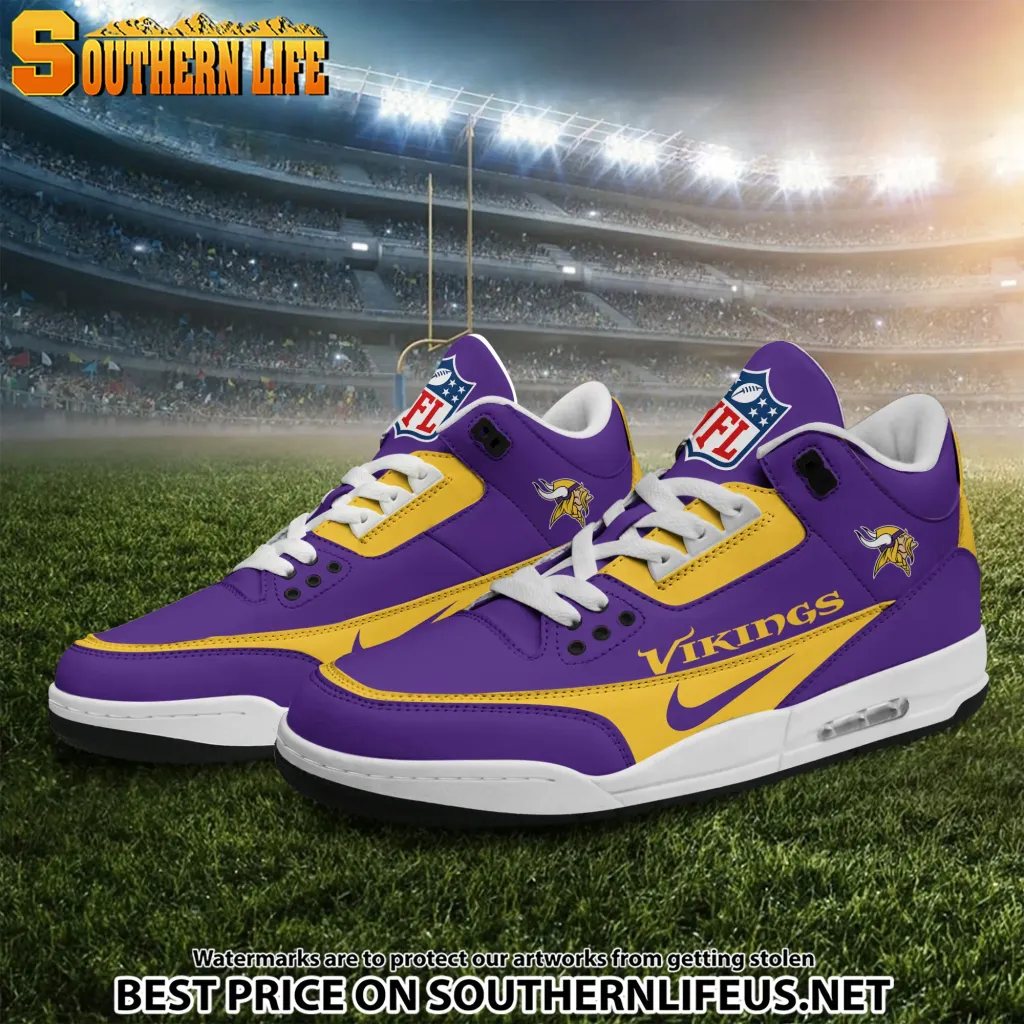 Minnesota Vikings Jd3 Football Sneakers – New Sport Edition