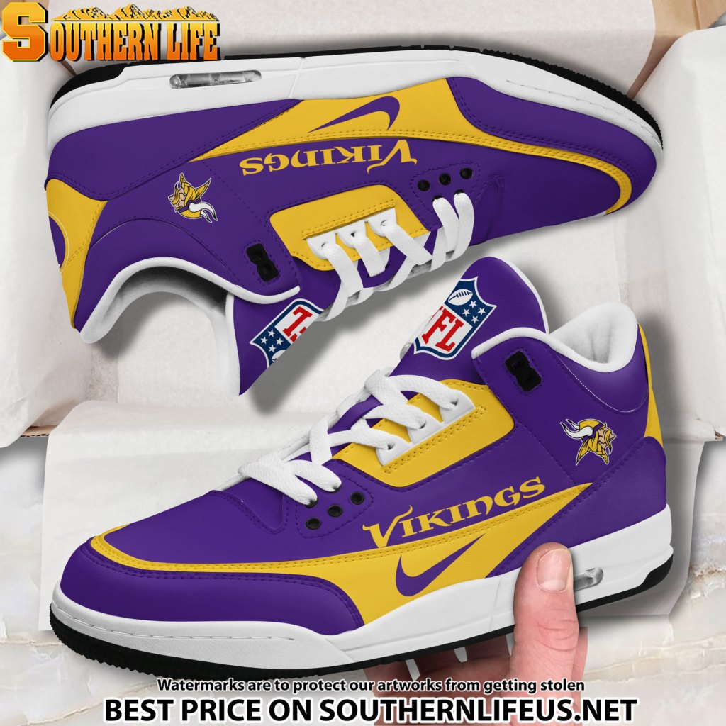 Minnesota Vikings Jd3 Football Sneakers – New Sport Edition