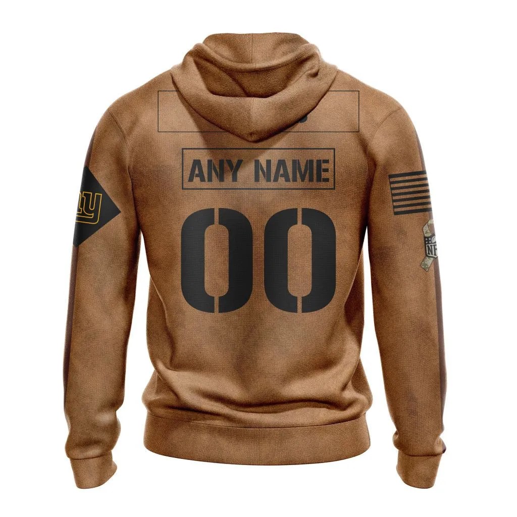 New York Giants Salute To Service Personalized Club Hoodie