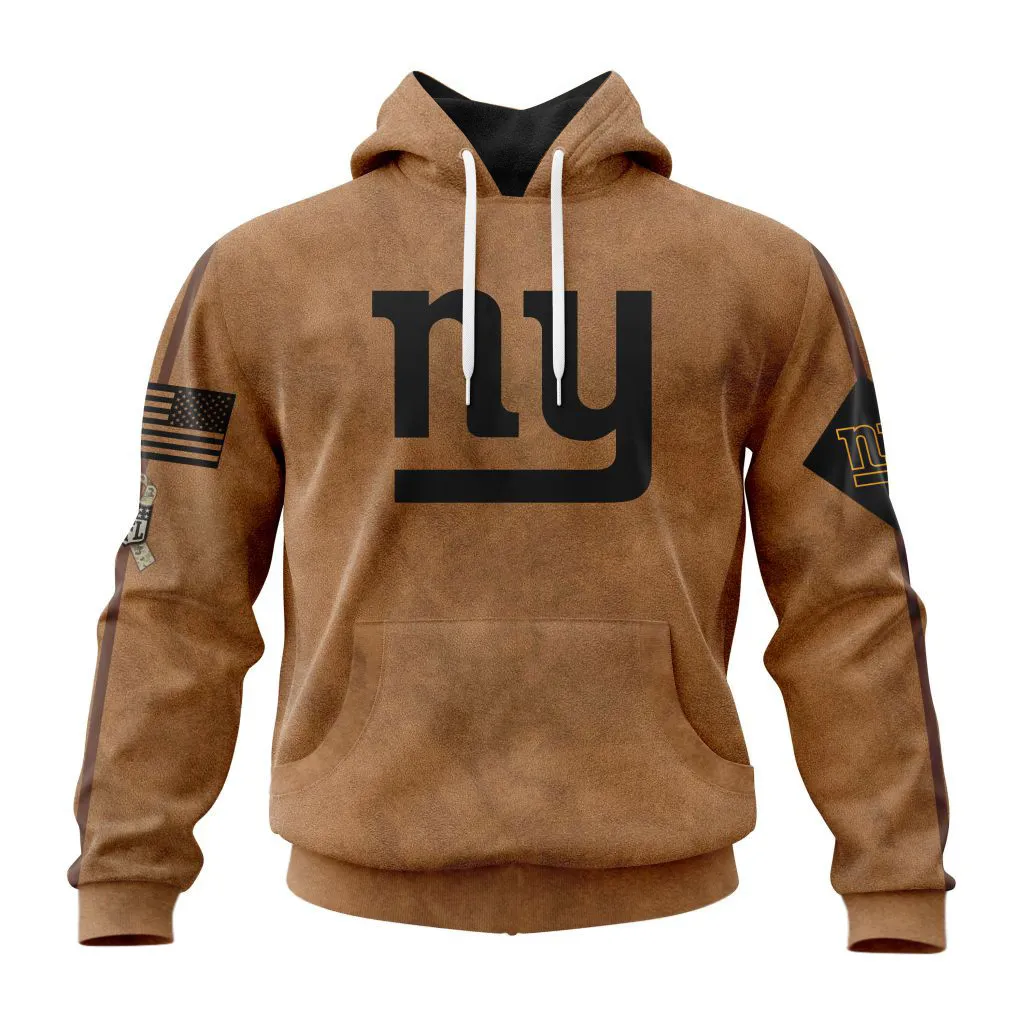 New York Giants Salute To Service Personalized Club Hoodie