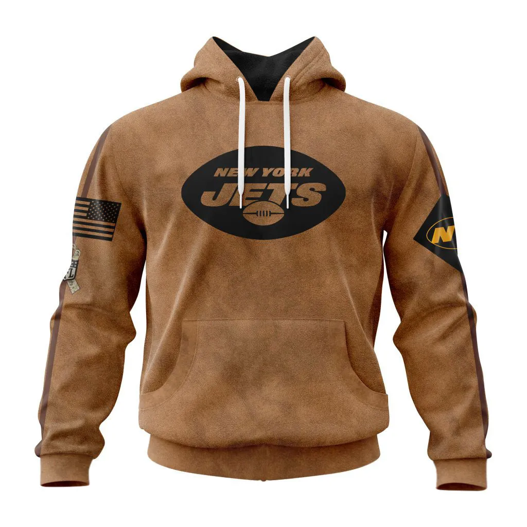 New York Jets Salute To Service Club Hoodie – Personalized Edition