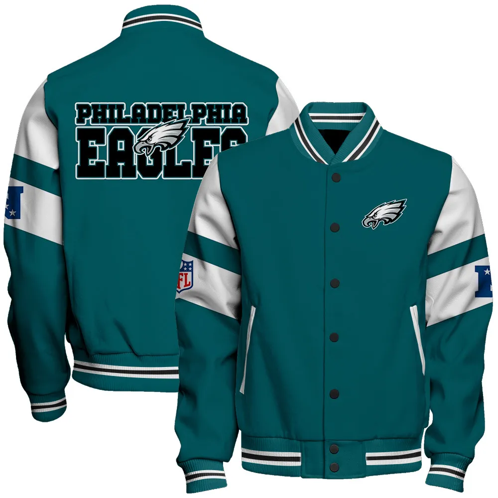 Philadelphia Eagles Football Unisex Varsity Jacket