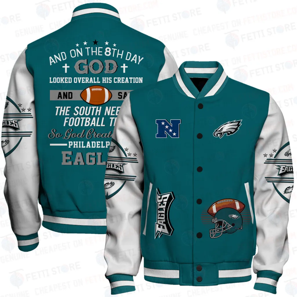 Philadelphia Eagles Football Unisex Varsity Jacket