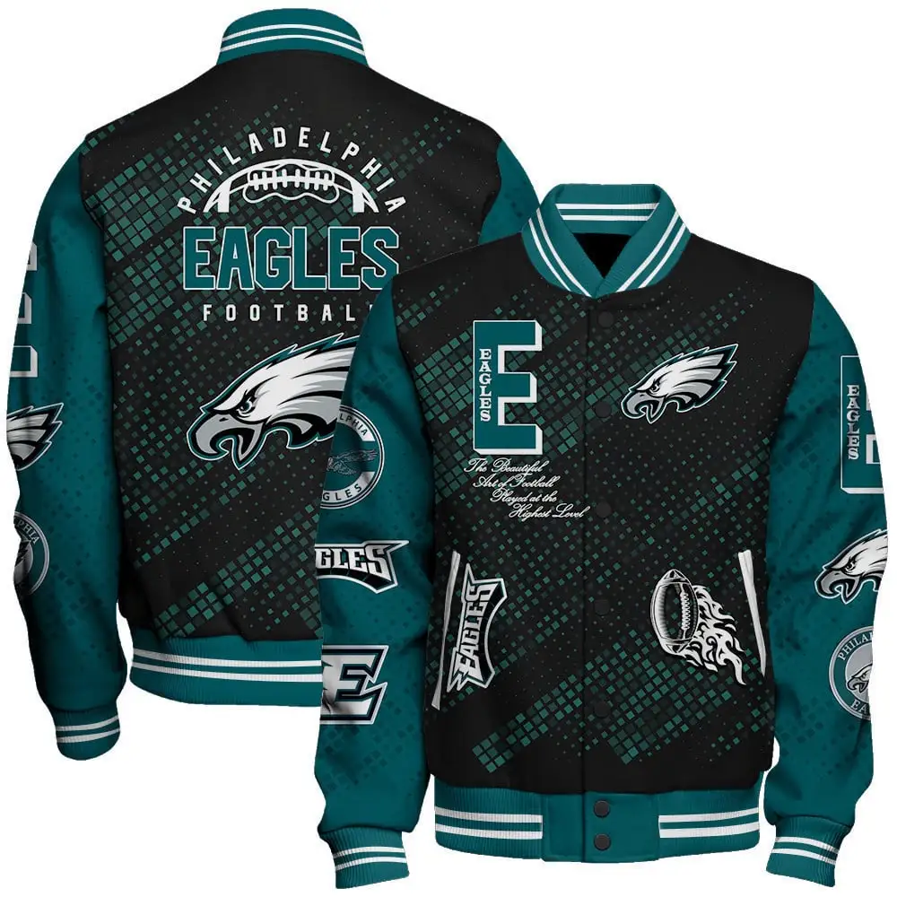 Philadelphia Eagles Football Unisex Varsity Jacket