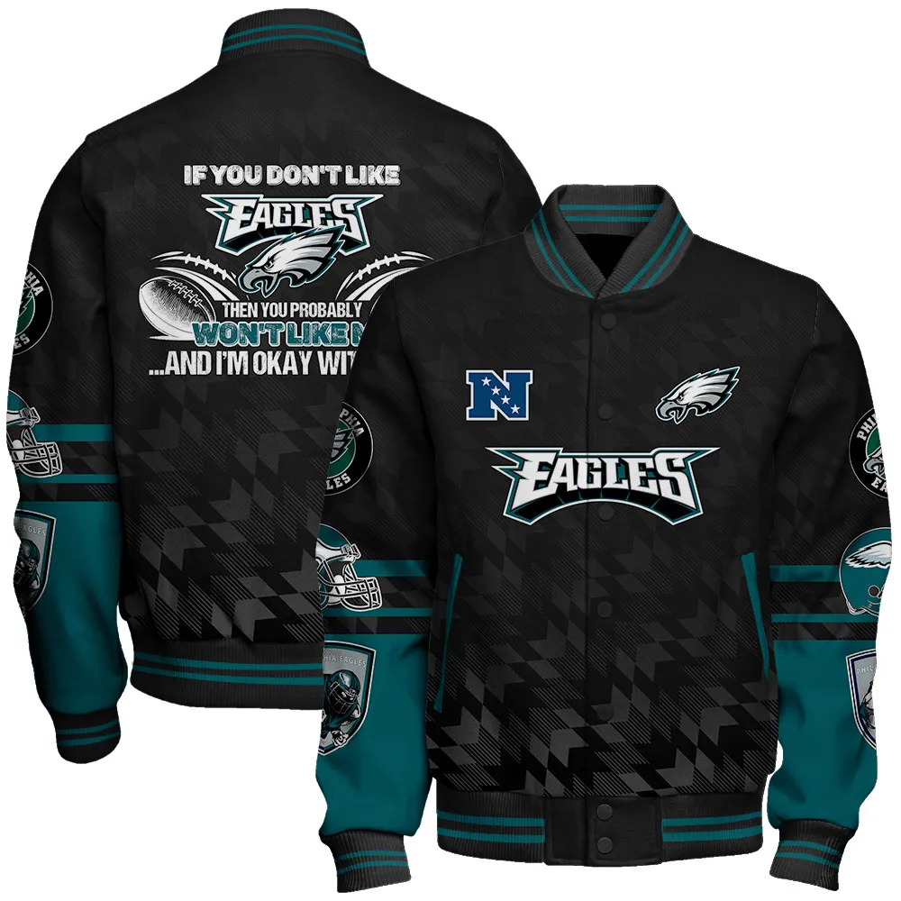 Philadelphia Eagles Football Unisex Varsity Jacket