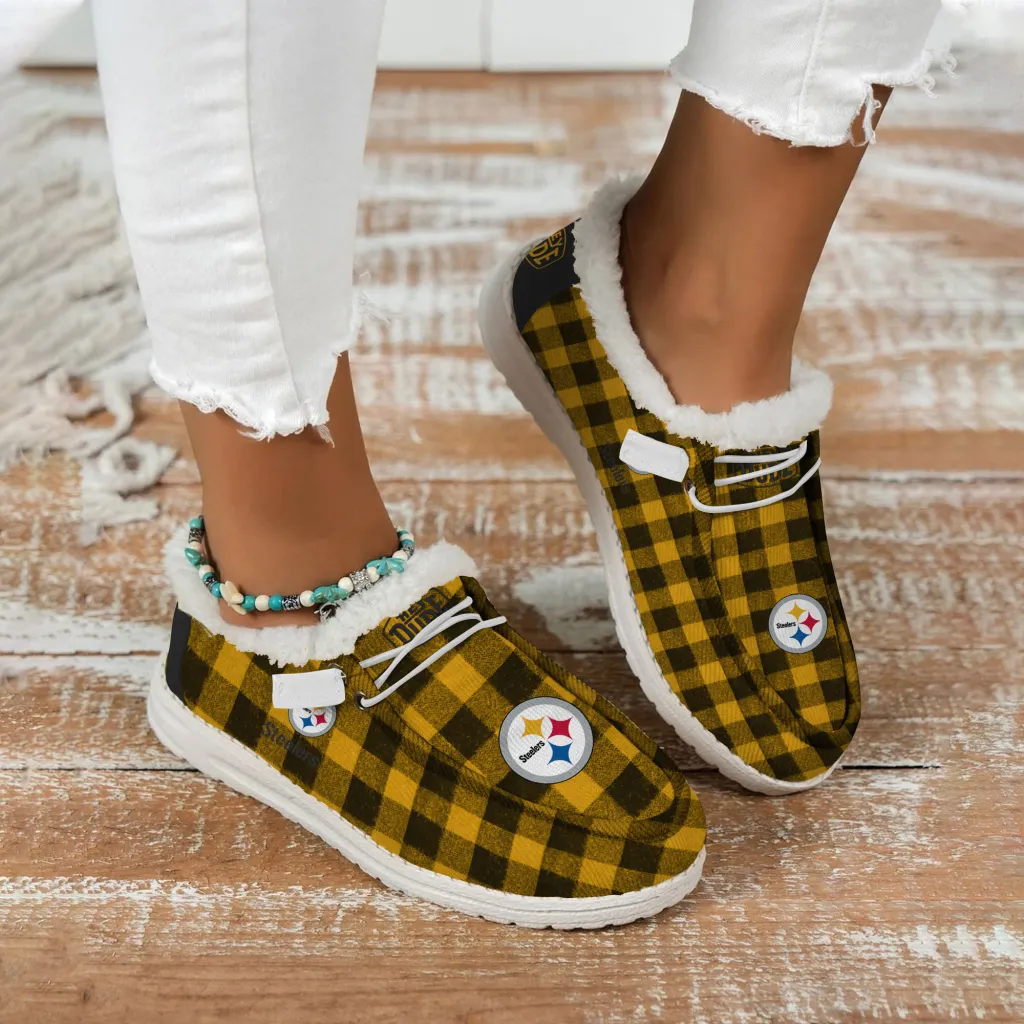 Pittsburgh Steelers Fuzzy Dude Winter Shoes Collection