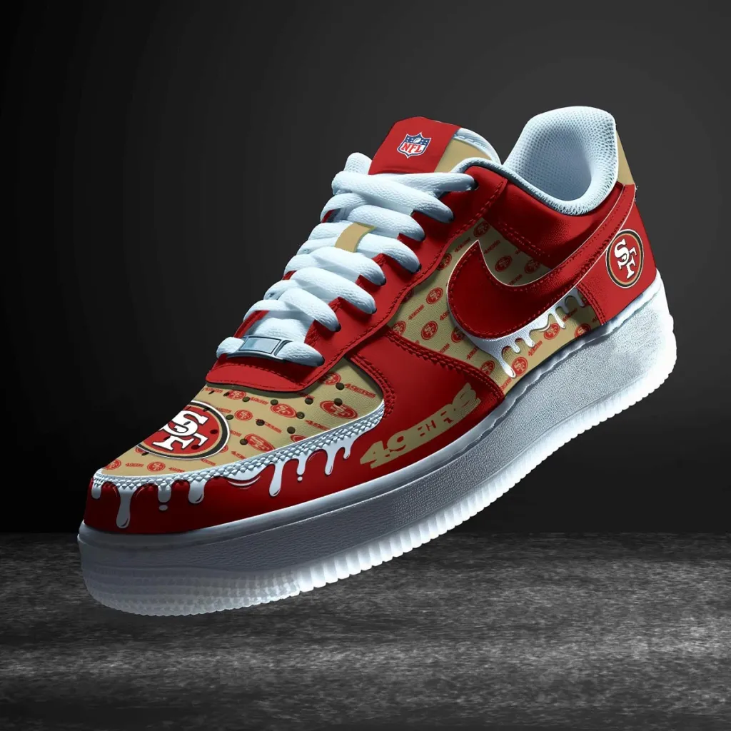 San Francisco 49Ers Custom Af1 Sneakers