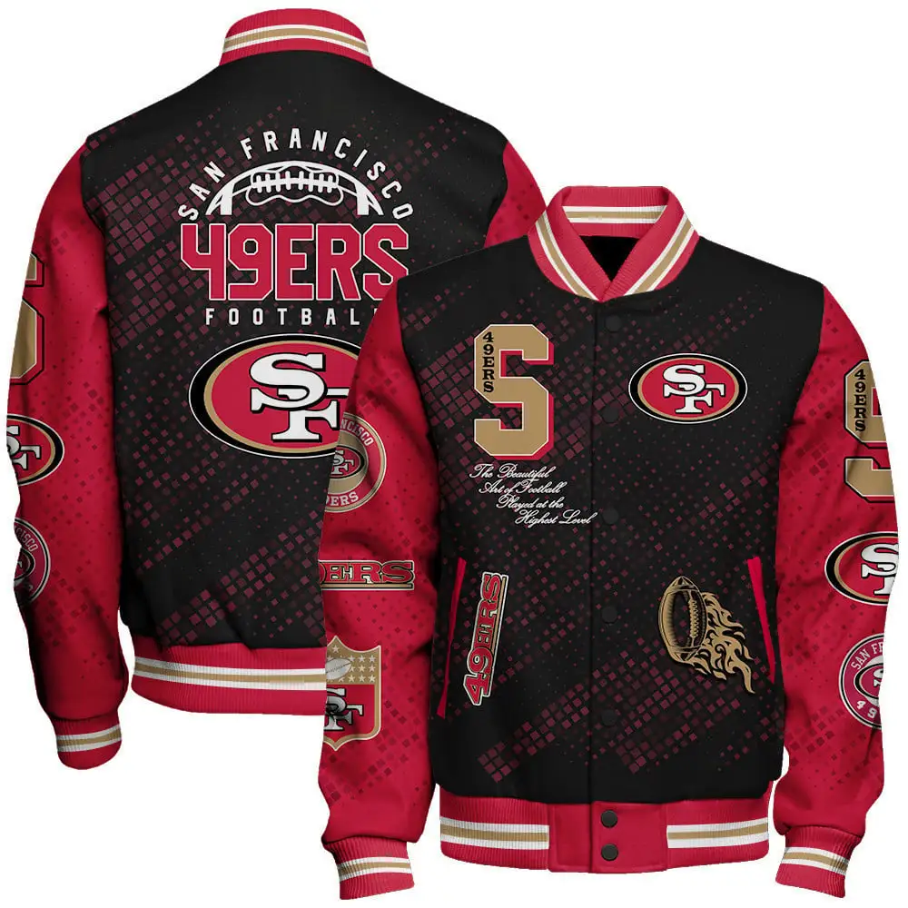 San Francisco 49Ers Football Unisex Varsity Jacket