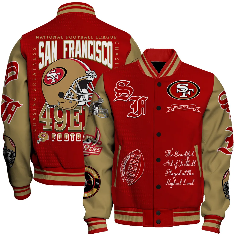 San Francisco 49Ers Football Unisex Varsity Jacket