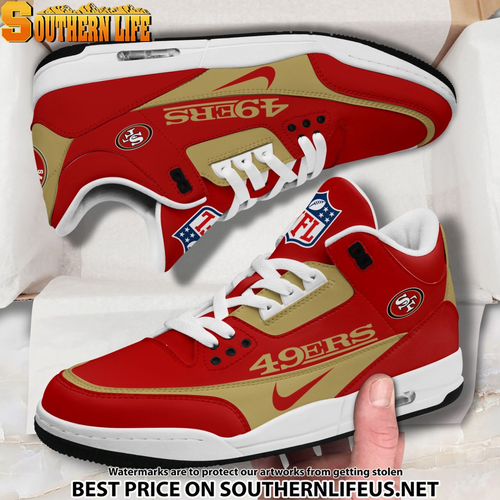 San Francisco 49Ers Jd3 New Sport Football Sneakers