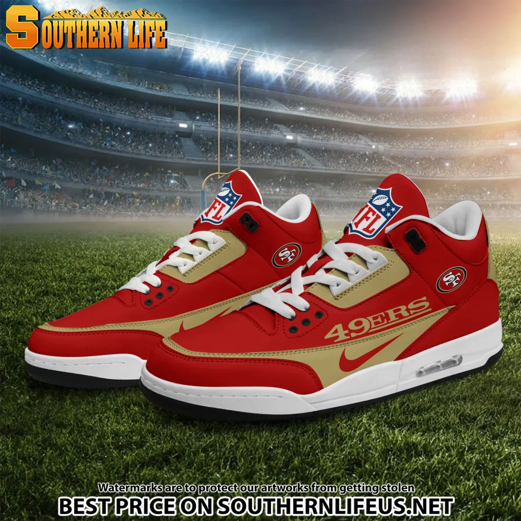 San Francisco 49Ers Jd3 New Sport Football Sneakers