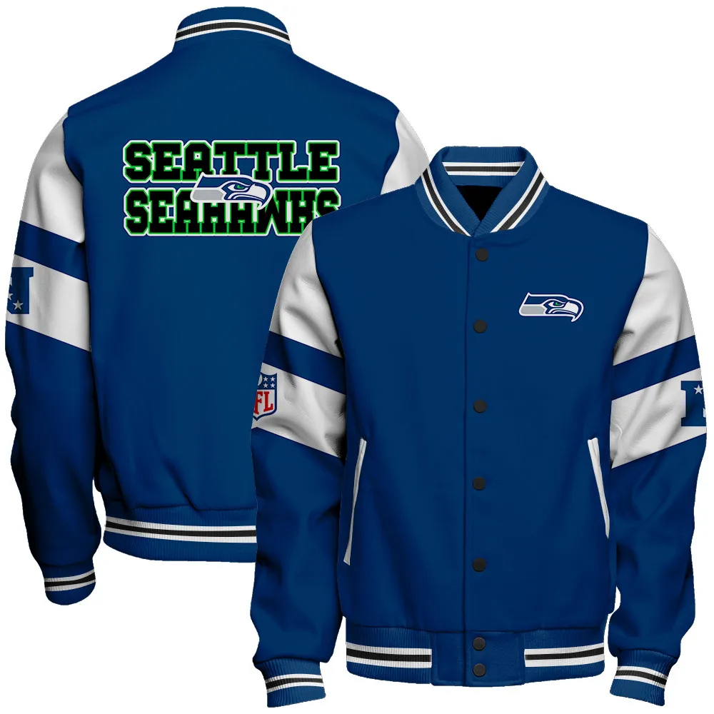 Seattle Seahawks Football Unisex Varsity Jacket