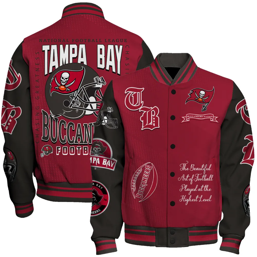 Tampa Bay Buccaneers Football Unisex Varsity Jacket