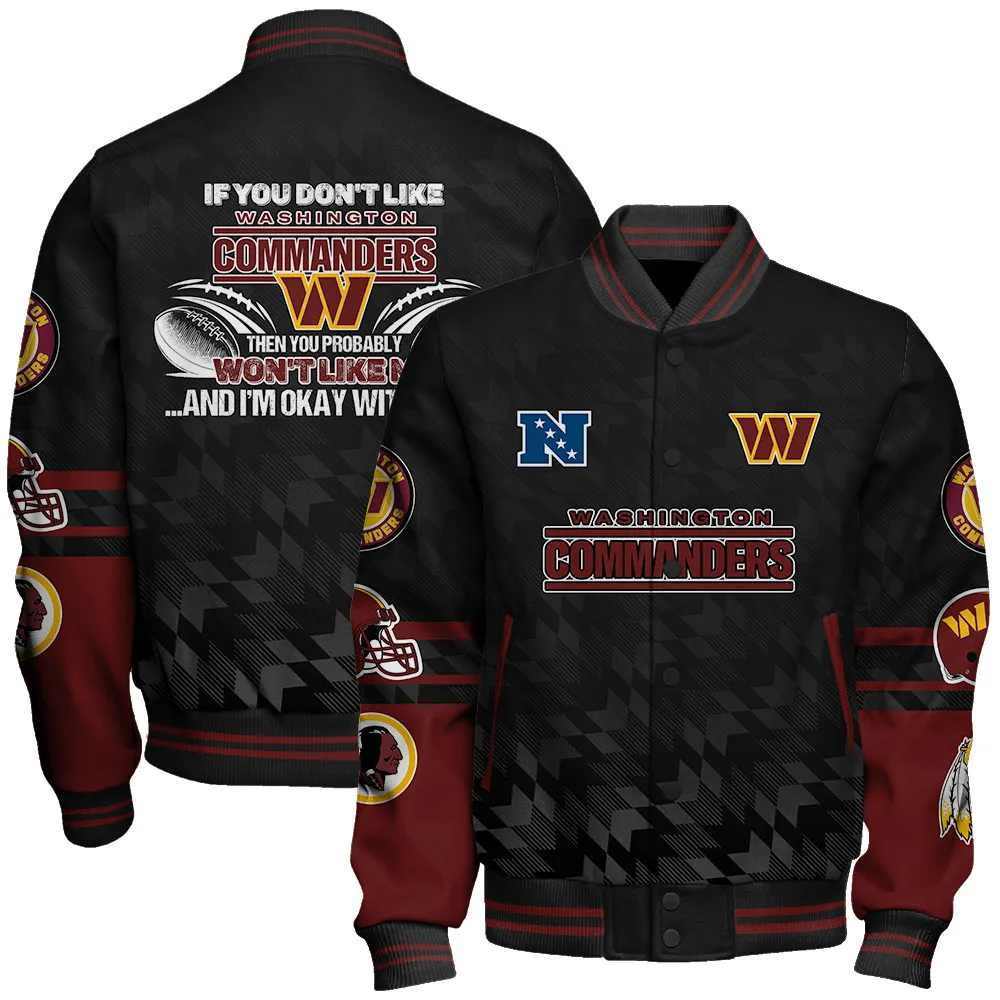 Washington Commanders Football Unisex Varsity Jacket