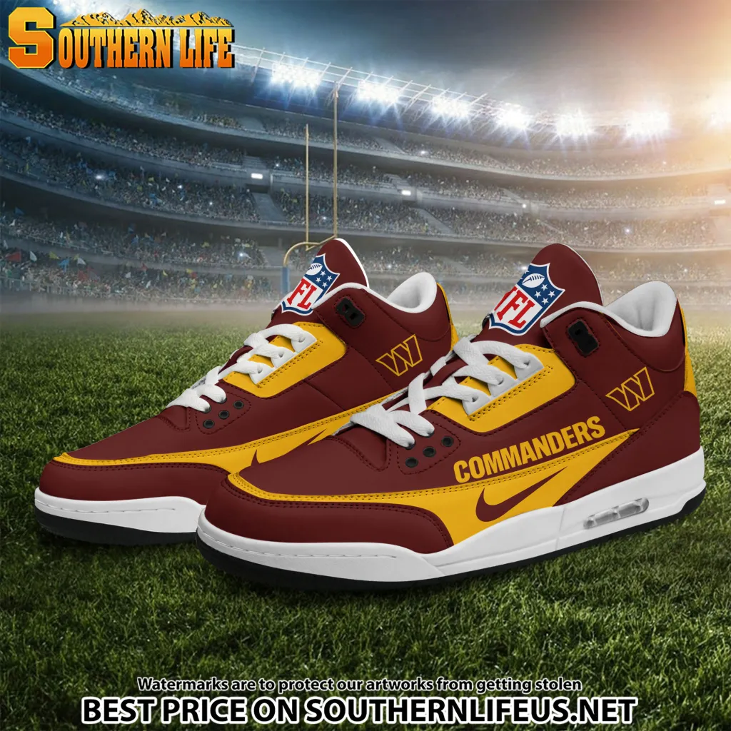 Washington Commanders Jd3 Football Sneakers – New Sport Shoes For Sale