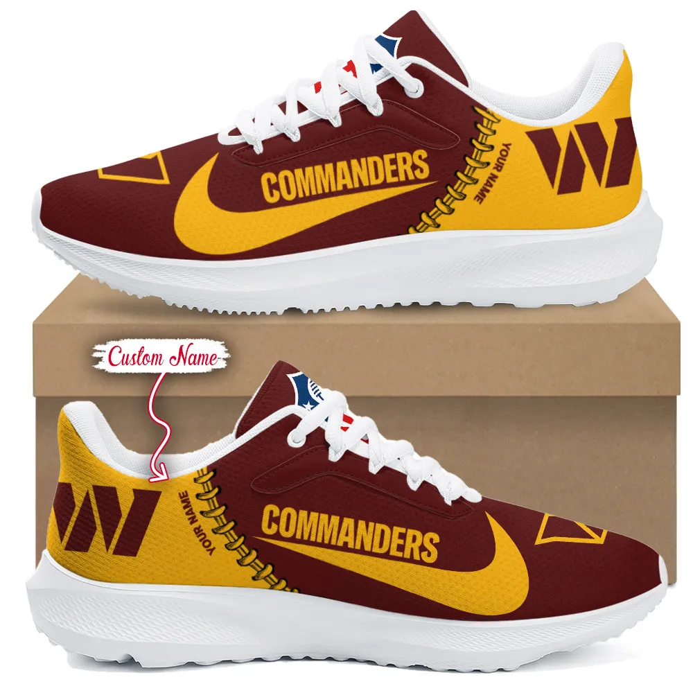 Washington Commanders Lightweight Running Shoes With Patch Design