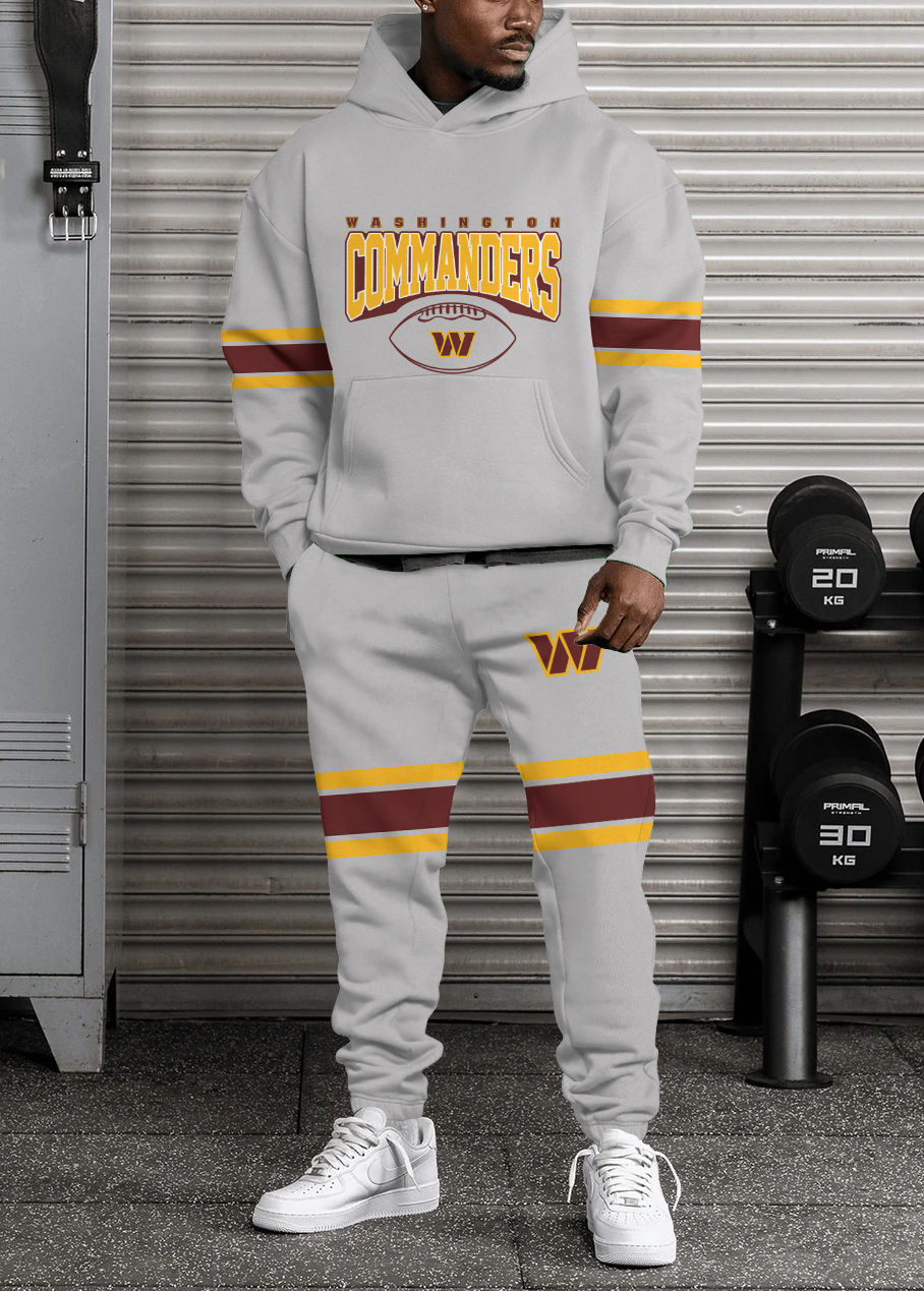 Washington Commanders Pullover Hoodie And Sweatpants Set