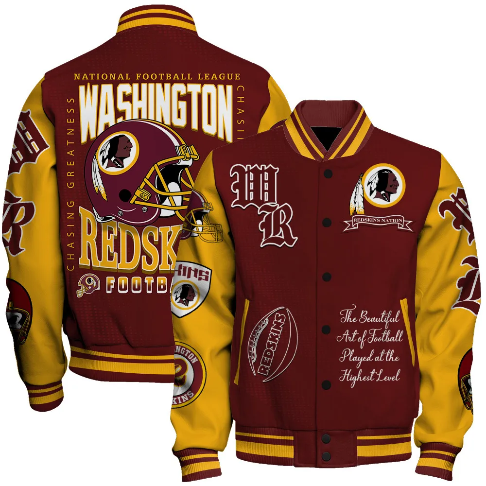 Washington Redskins Football Unisex Varsity Jacket