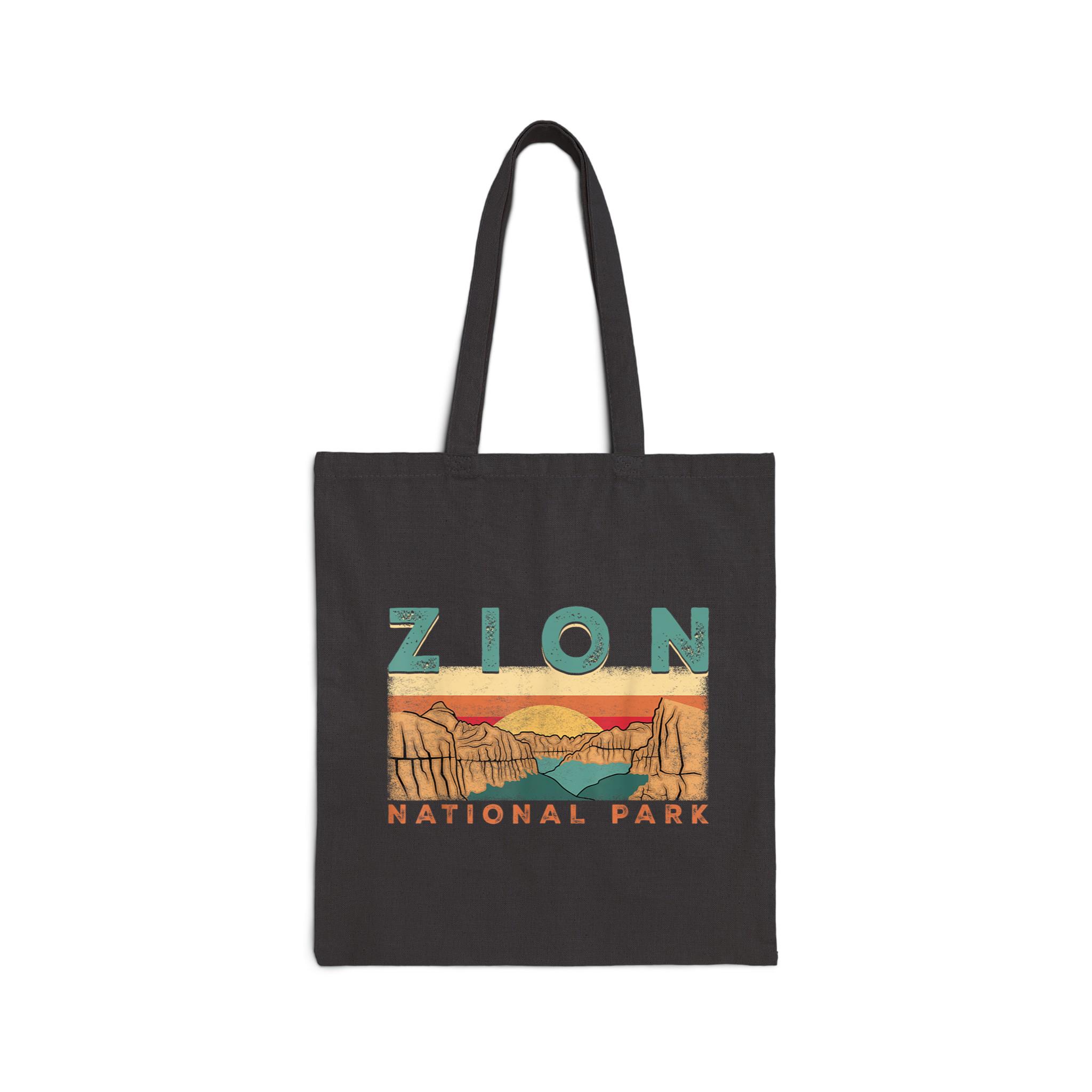 Zion National Park Cotton Canvas Tote Bag 2