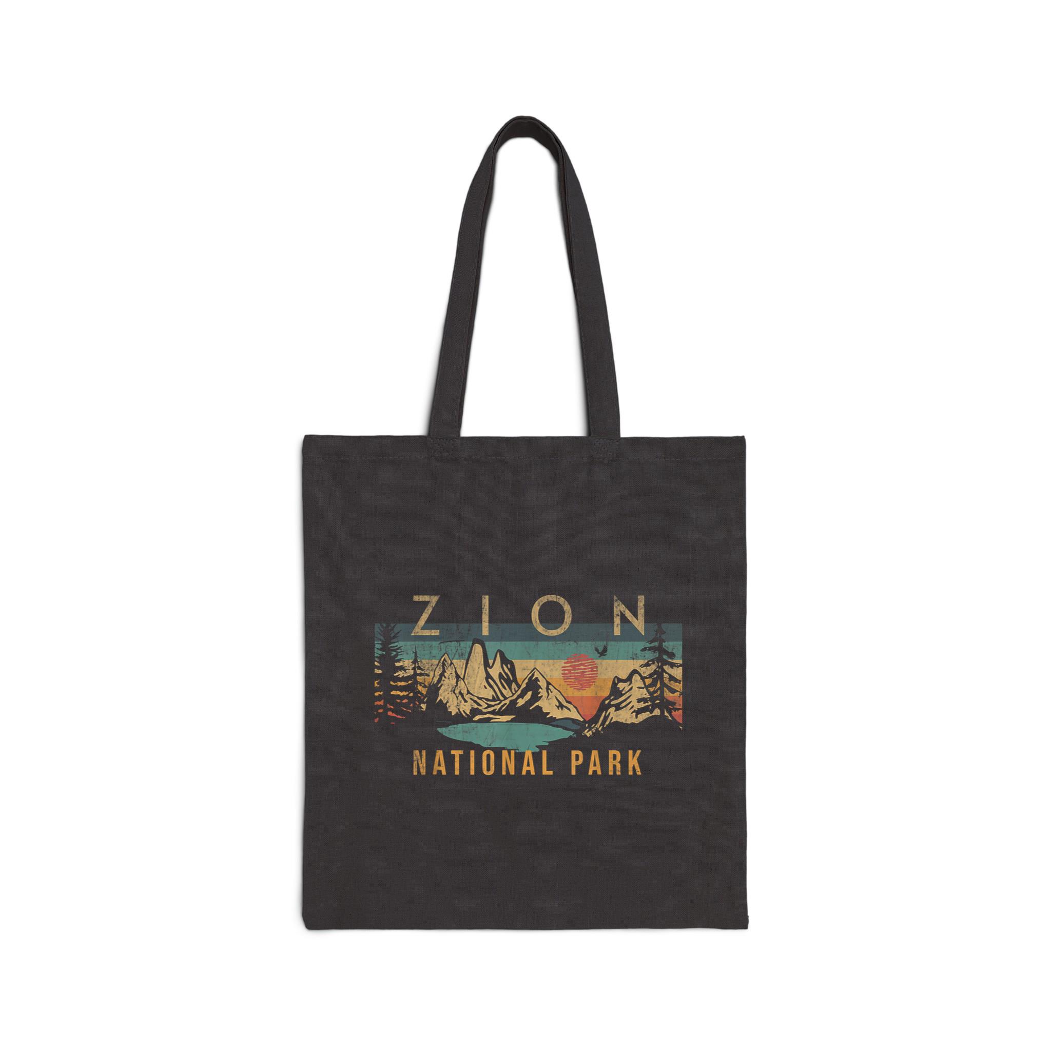 Zion National Park Cotton Canvas Tote Bag