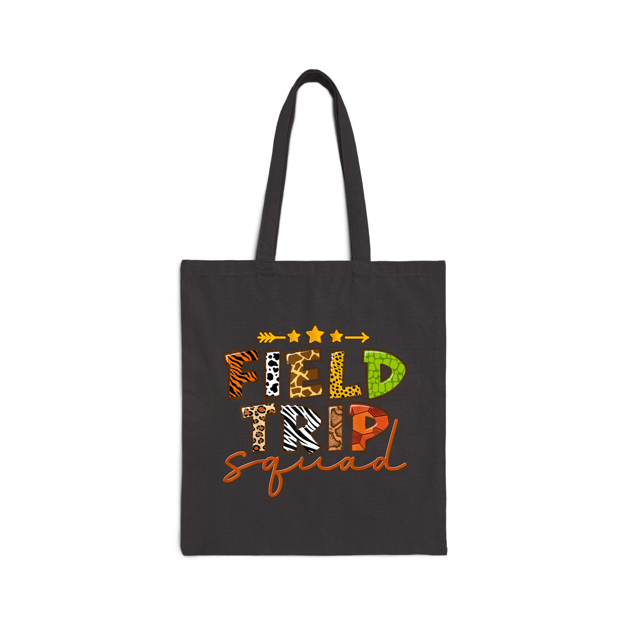 Zoo Field Trip Squad Matching Students Teacher Boys Girls Cotton Canvas Tote Bag